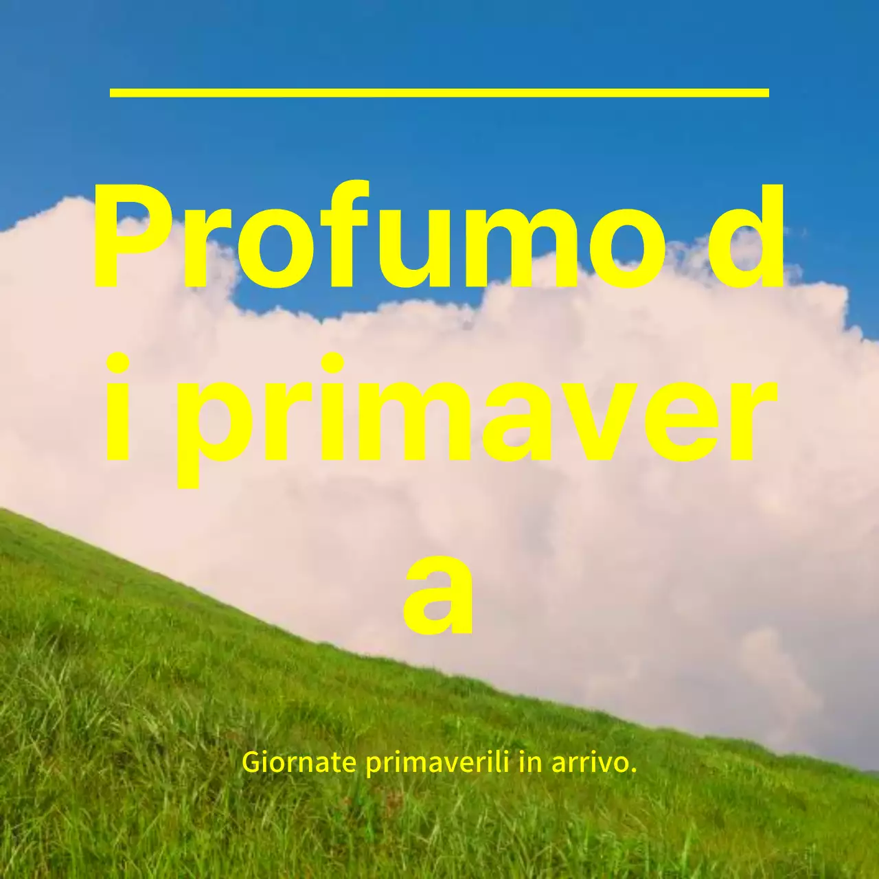 La tipografia nella fotografia di fiori primaverili