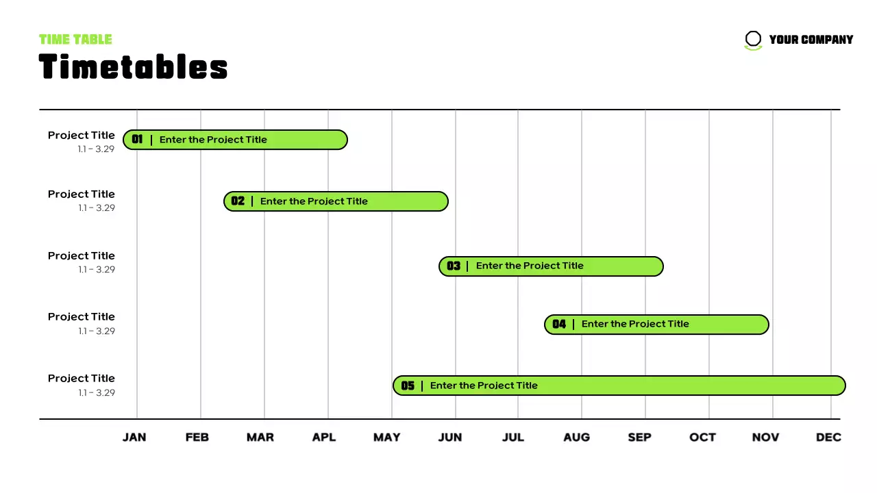 Green Minimal Character Presentation