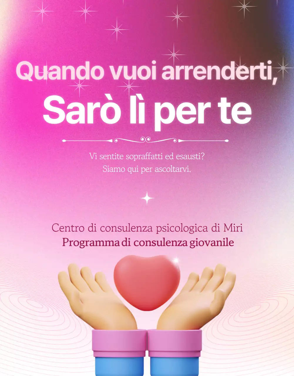 Promuovere una psicoterapia rosa, sognante ed emozionale