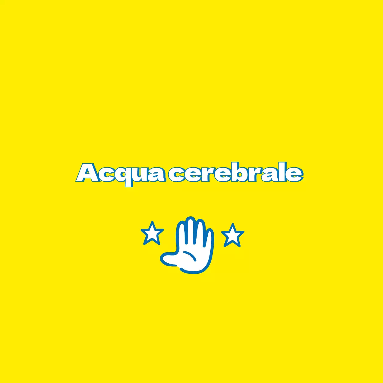 Un semplice servizio di corruzione con testo giallo e blu e illustrazioni a mano.