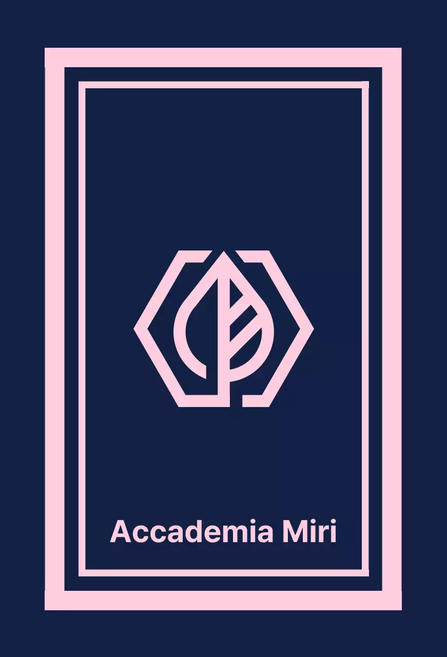 Gakuen Academy Valkyrie su uno sfondo blu navy con una linea di confine rosa