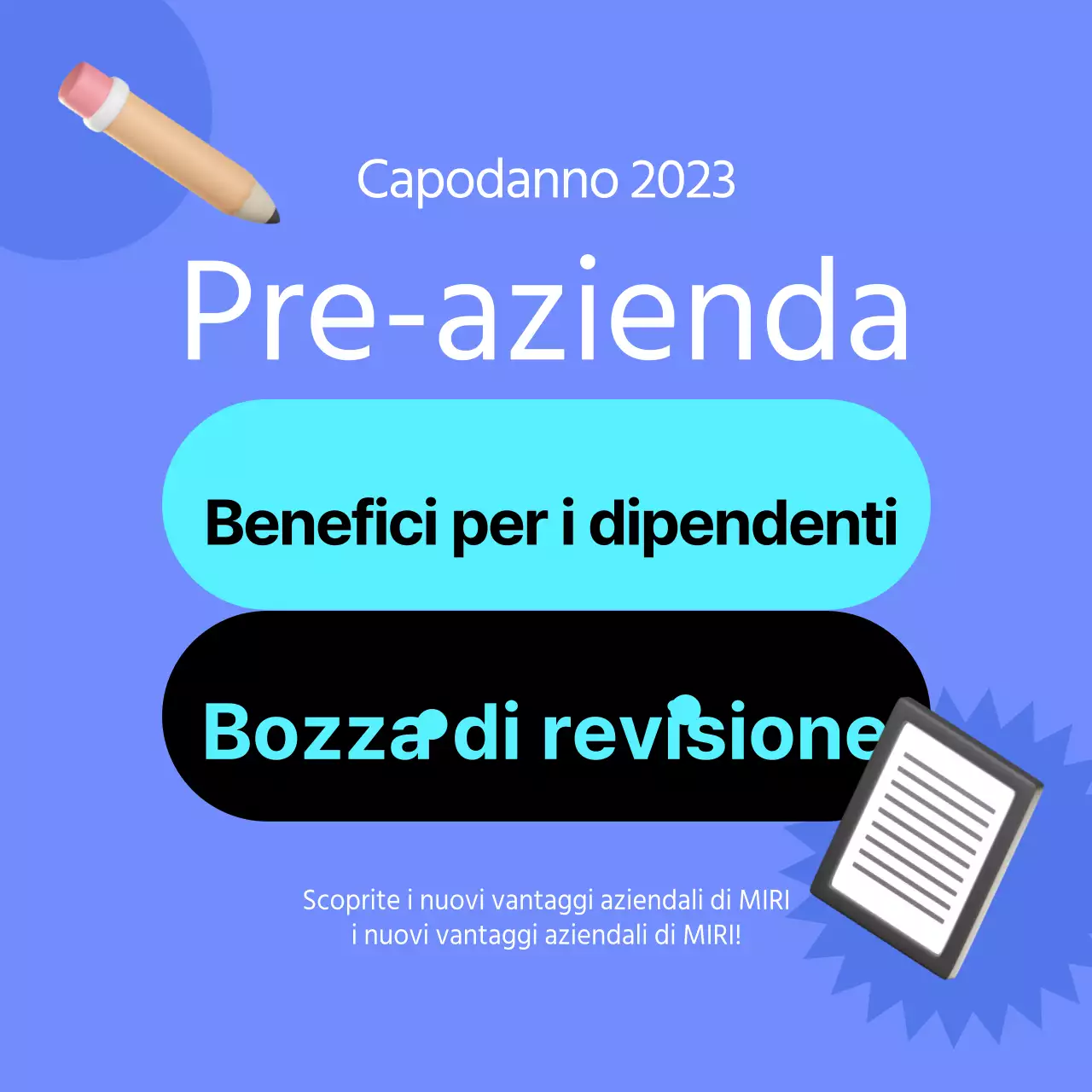Icona 3D con colori blu e azzurro Modifiche al welfare aziendale