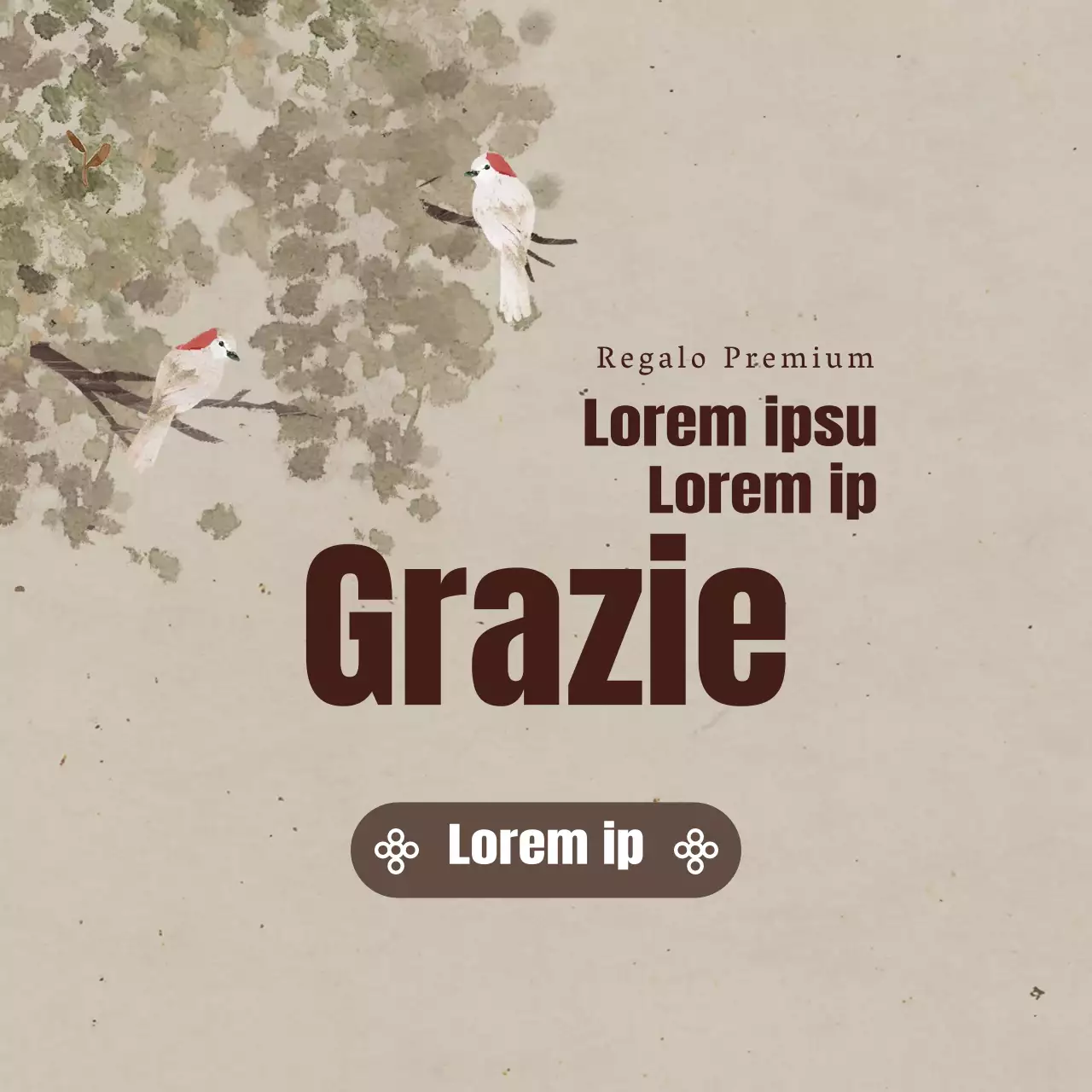 Taupe illustrazione sfondo Chuseok ringraziamento