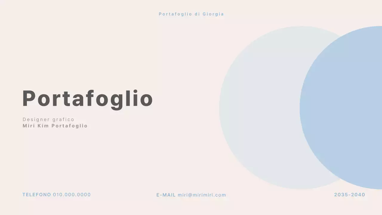 Portafoglio moderno di design in beige e azzurro