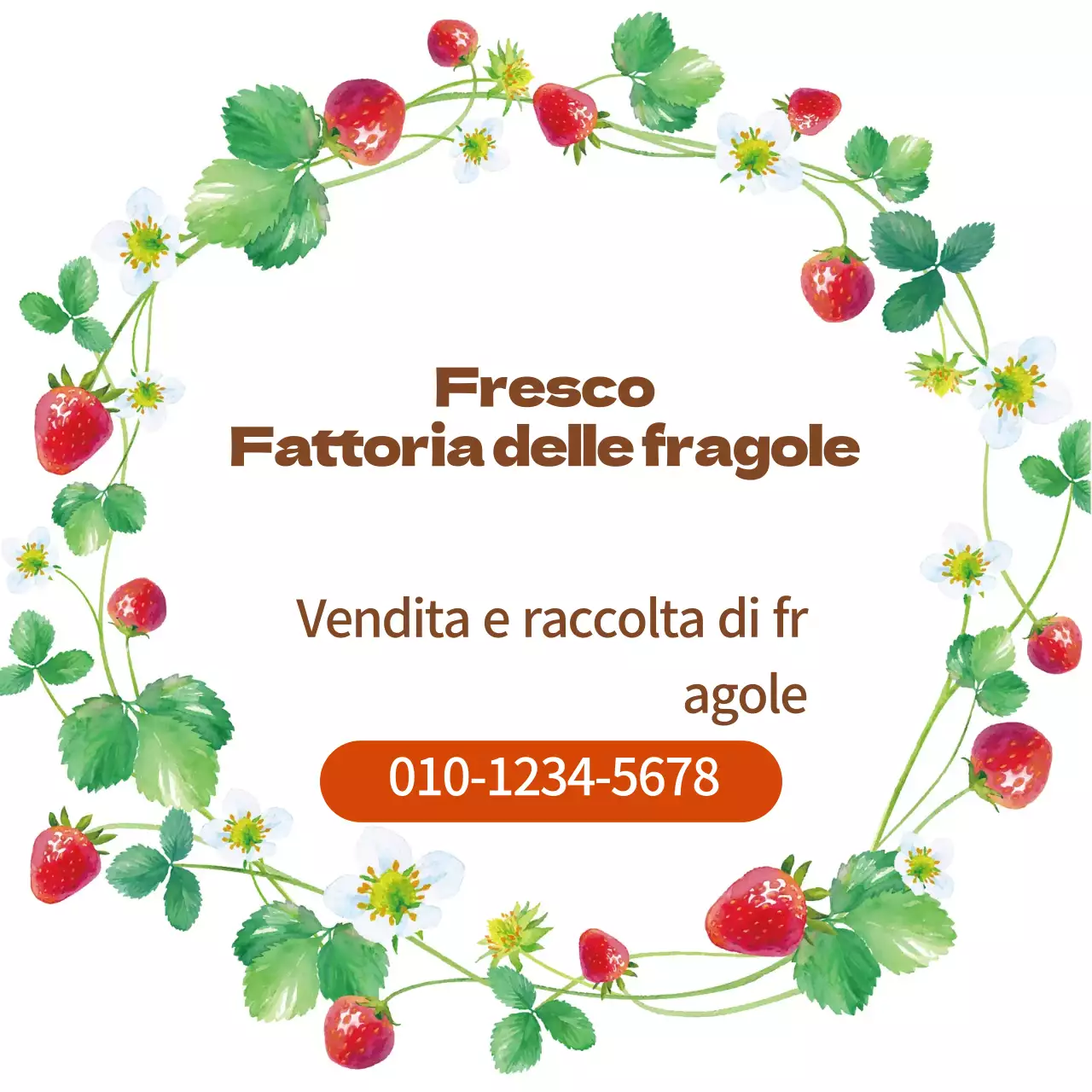 Rosa illustrazione acquerello prodotti fattoria