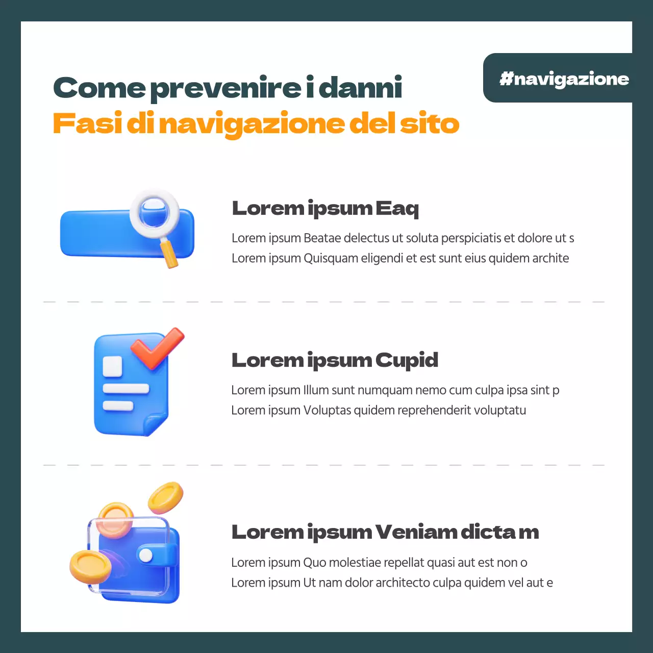 Come evitare di cadere vittima delle truffe del lavoro da casa all'estero in verde e arancione CardNews