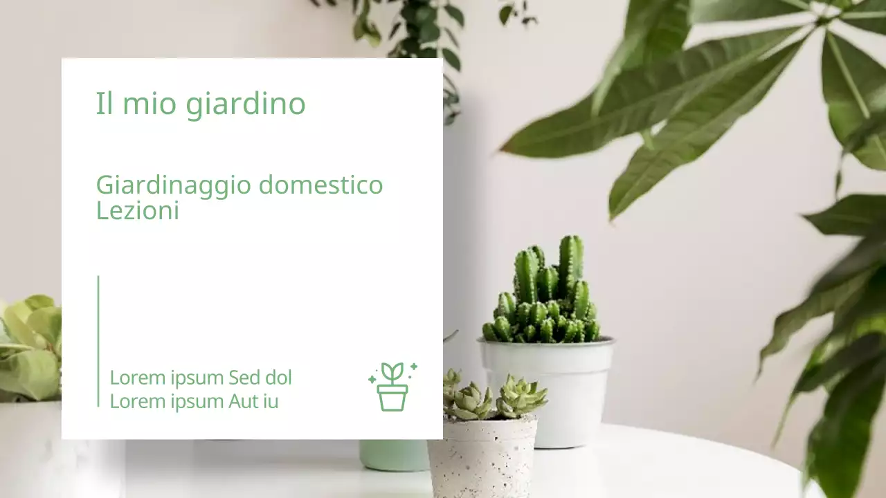 Verde oliva, proposta di classe calda (presentazione)