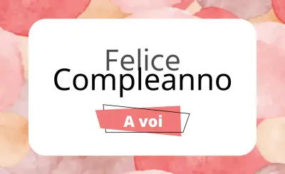 Buon compleanno