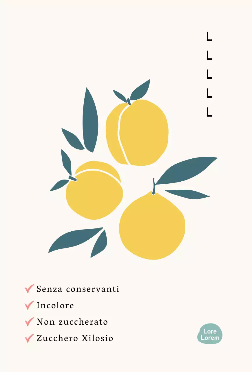 Cartolina illustrata alla citronella