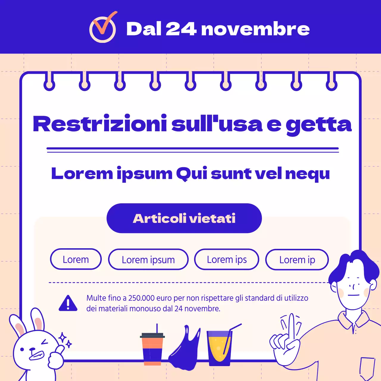 Introduciamo la politica che è stata cambiata da quest'anno, ordinata in blu e rosa.