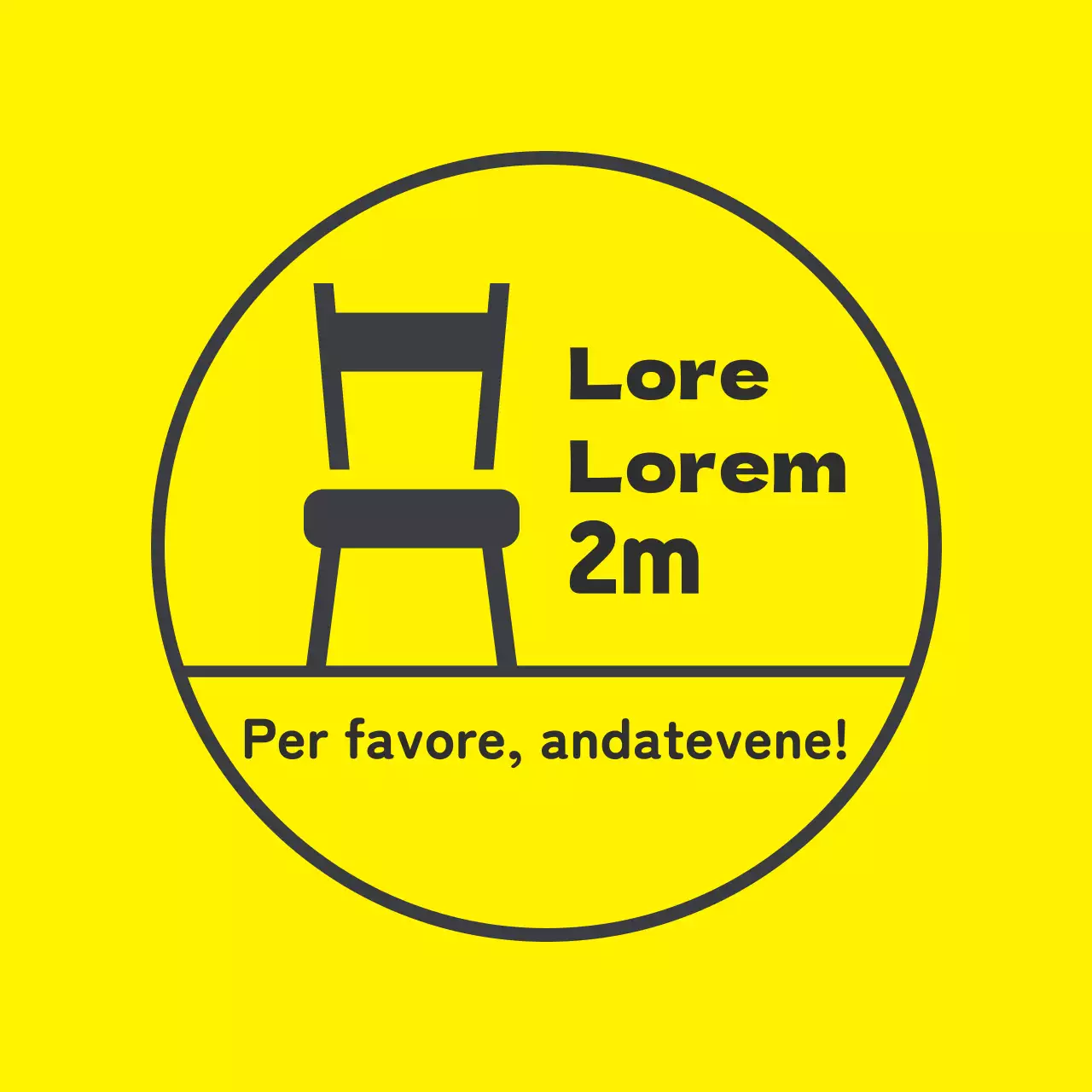 Illustrazione gialla Controllo corona pulita