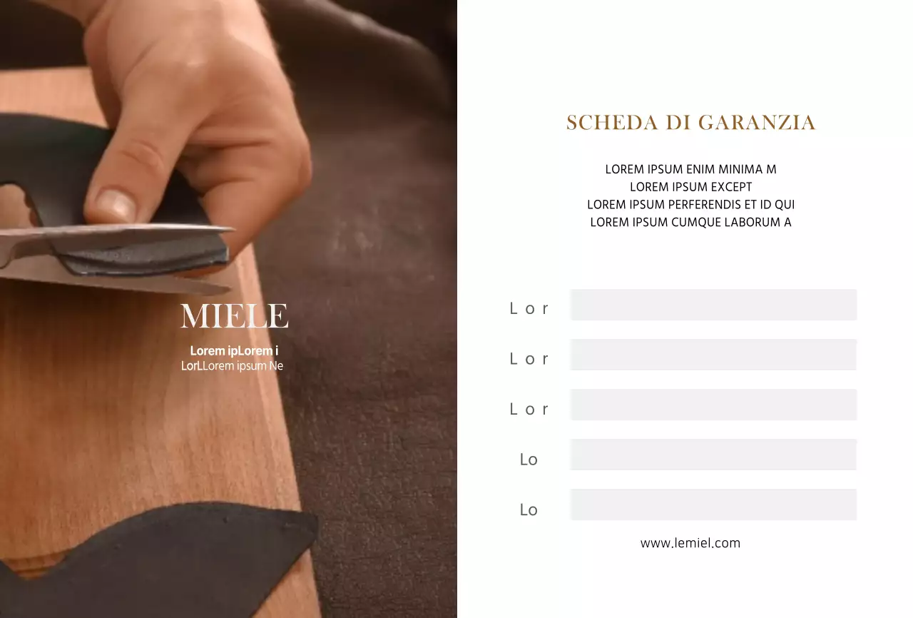 Pelle marrone texture Cartoline di lusso fatte a mano dal pellettiere