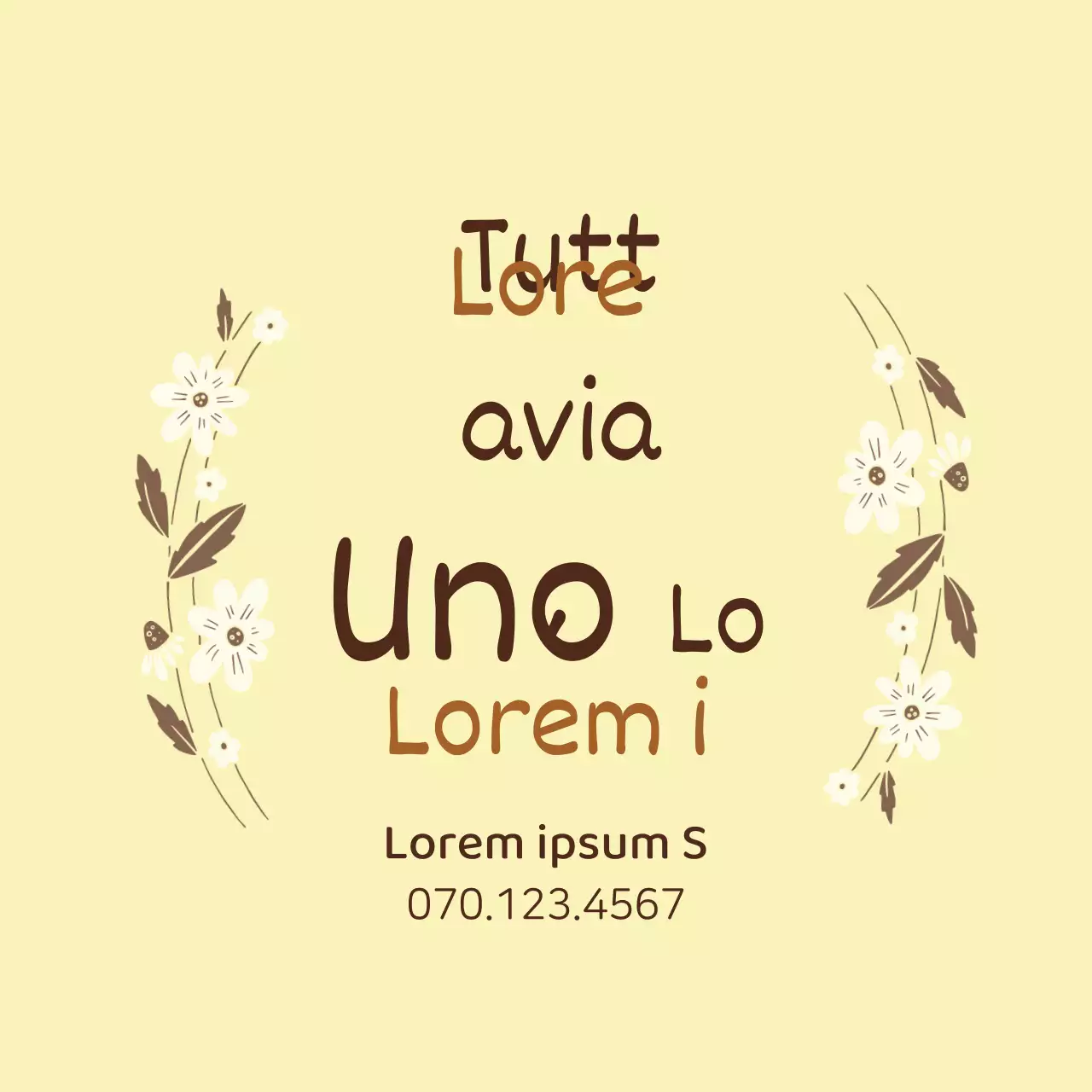 Cartoleria calligrafica gialla Chiesa