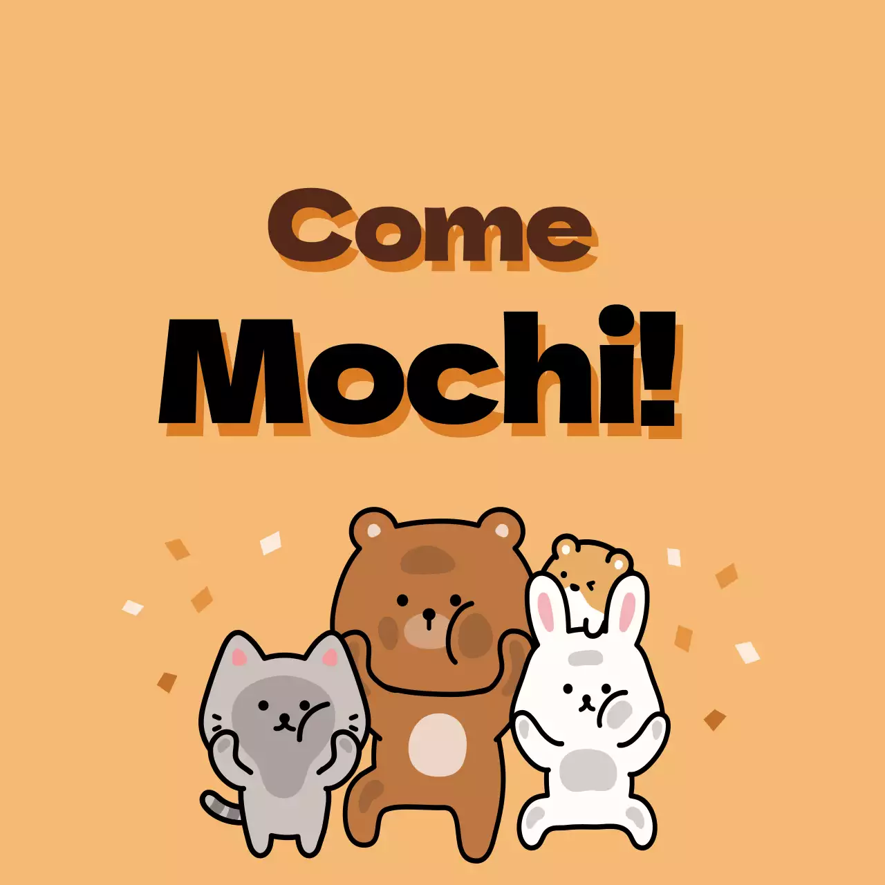 Supporto per l'esame SAT con personaggio carino marrone