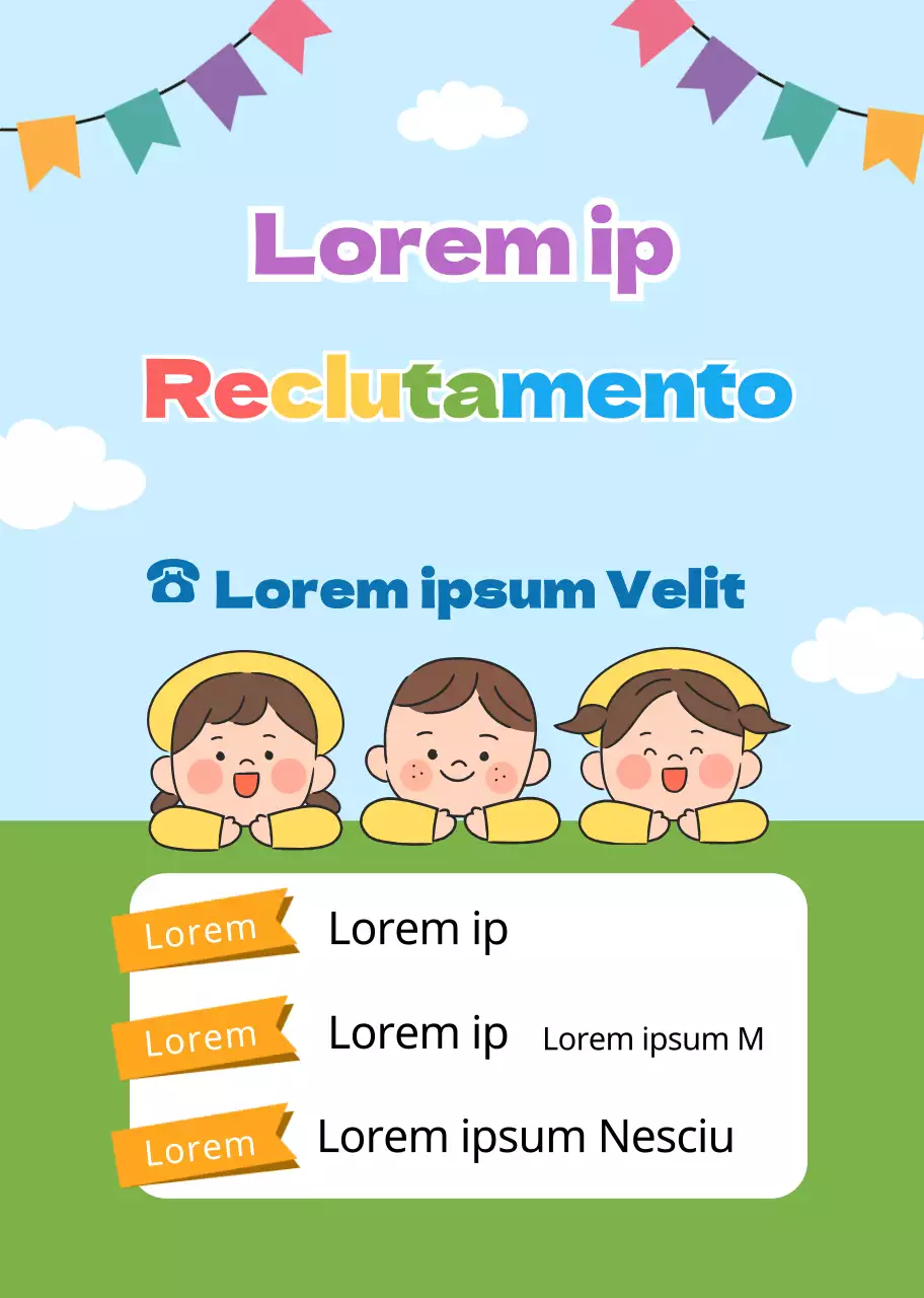 Azzurro verde simpatico reclutamento PR