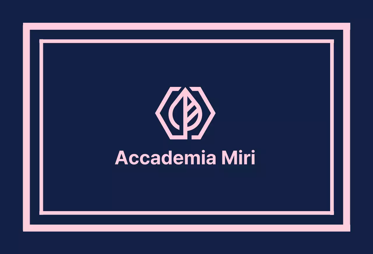 Gakuen Academy Valkyrie su uno sfondo blu navy con una linea di confine rosa