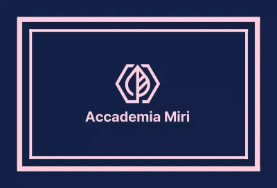 Gakuen Academy Valkyrie su uno sfondo blu navy con una linea di confine rosa