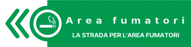Icona di sigaretta semplice e pulita e combinazione di testo in verde e rosso Stile di layout Direzioni