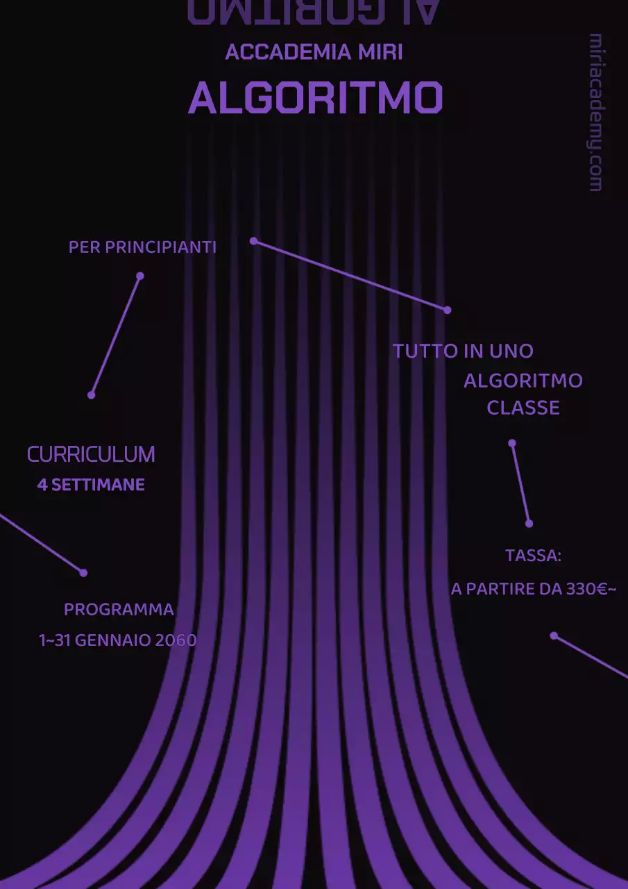 Guida alle lezioni algoritmiche con il concetto di linea viola