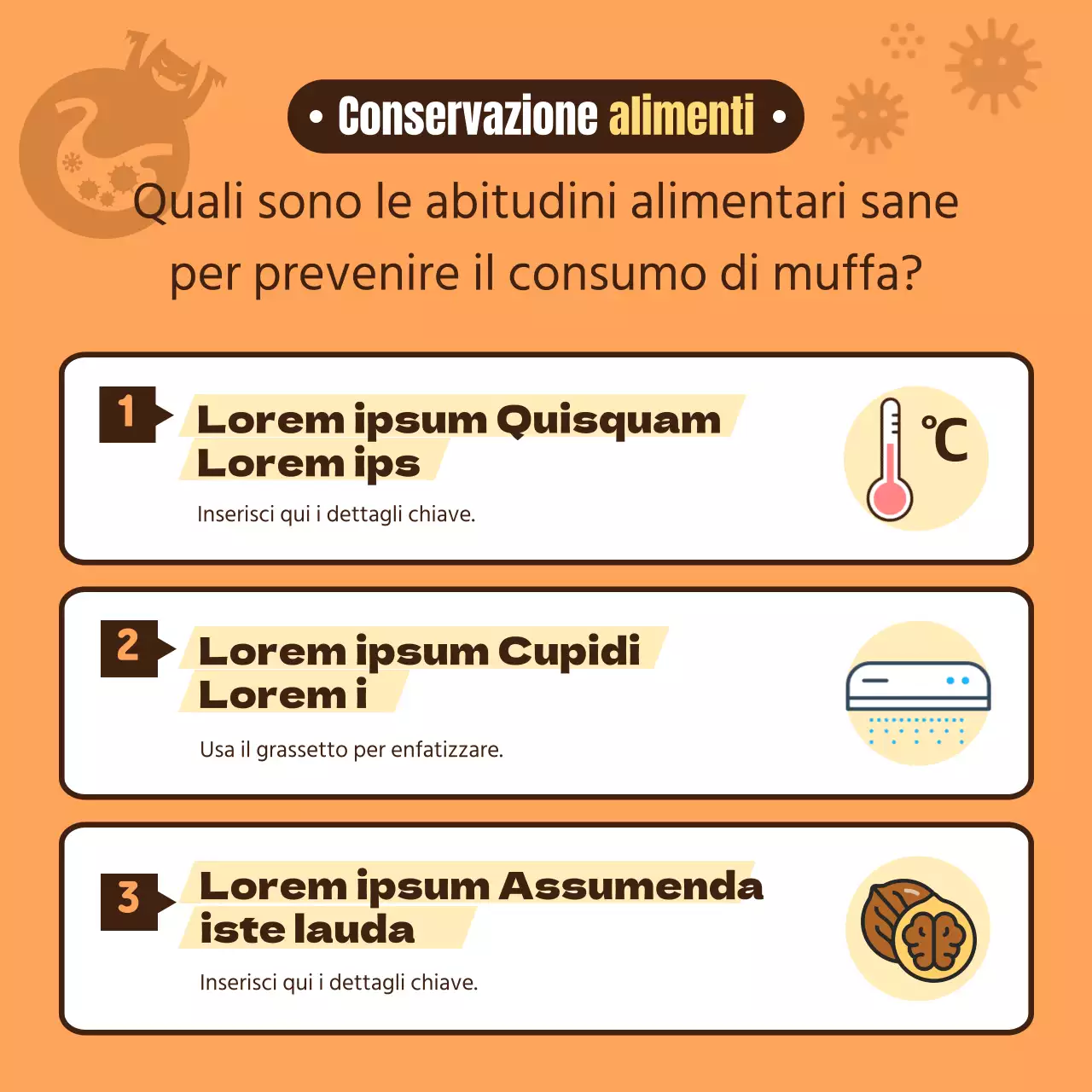 Consigli per la conservazione e il consumo di muffe marroni e striscianti CardNews
