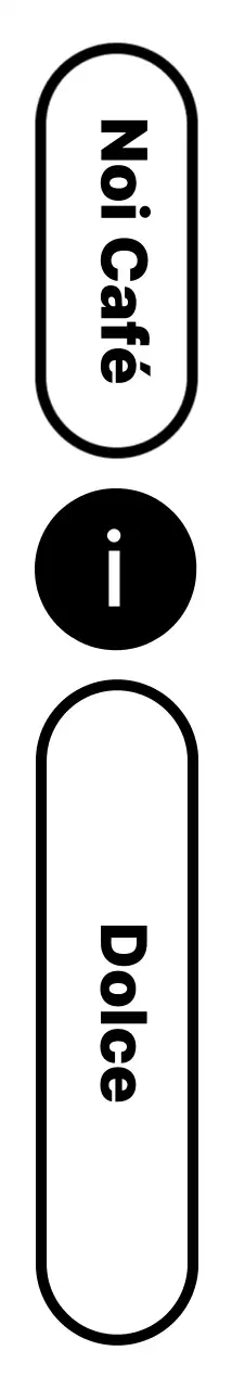 Testo UI nero semplice Stile cartoleria Caffè