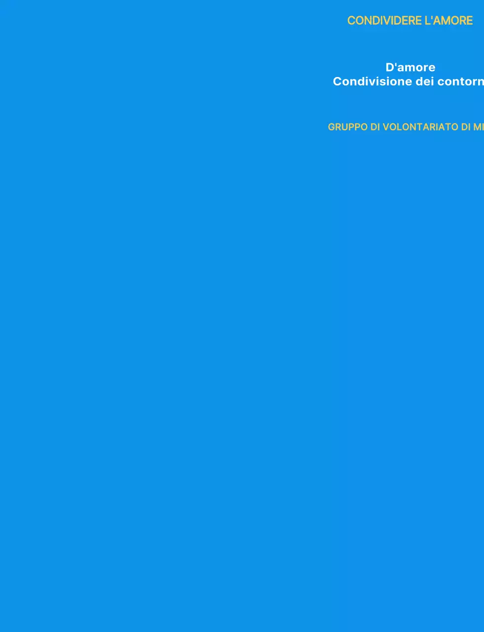 Gilet da volontario semplice con logo del simbolo del volontario blu bianco e giallo