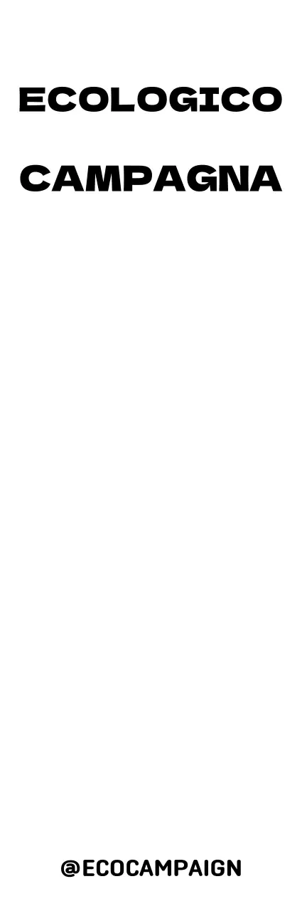 Simpatica combinazione di caratteri e testi in legno per la promozione di campagne ecologiche