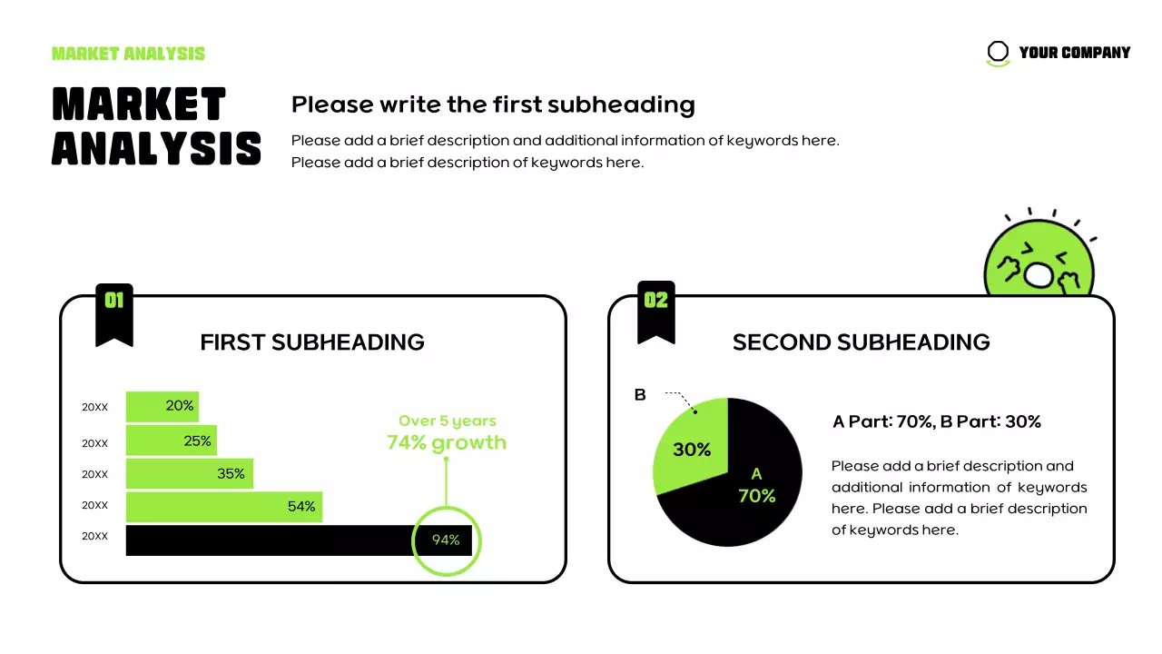 Green Minimal Character Presentation