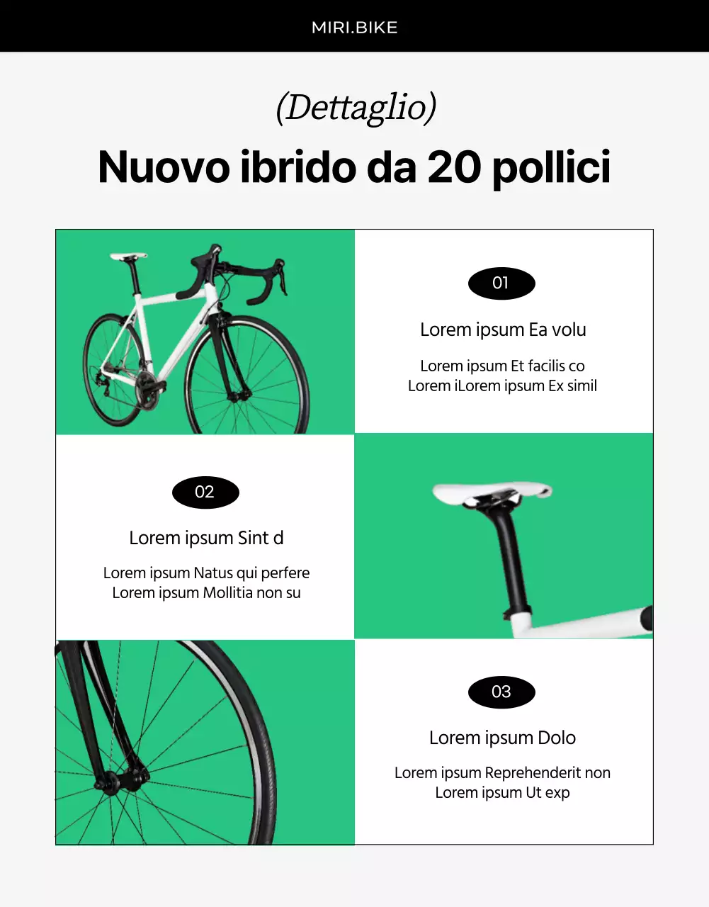 Evento ciclistico con sfondo grigio e linee pulite