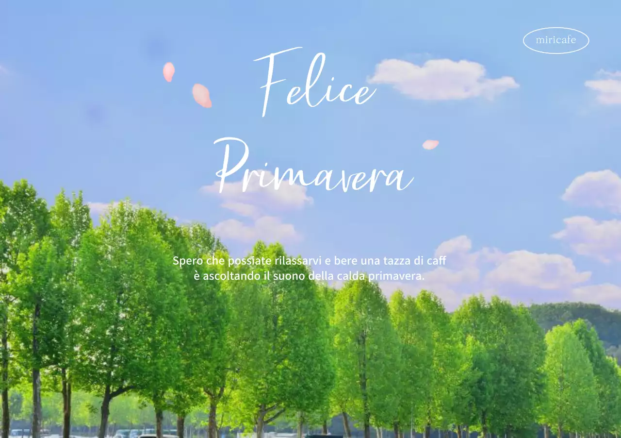 Concetto di sfondo caldo per la calligrafia di primavera