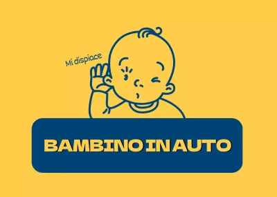 linea gialla blu illustrazione bambino a cavallo