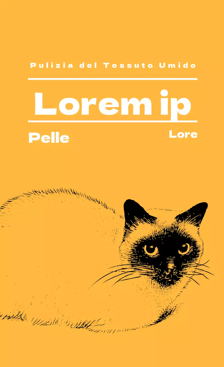 Etichette gialle illustrate per negozi di animali