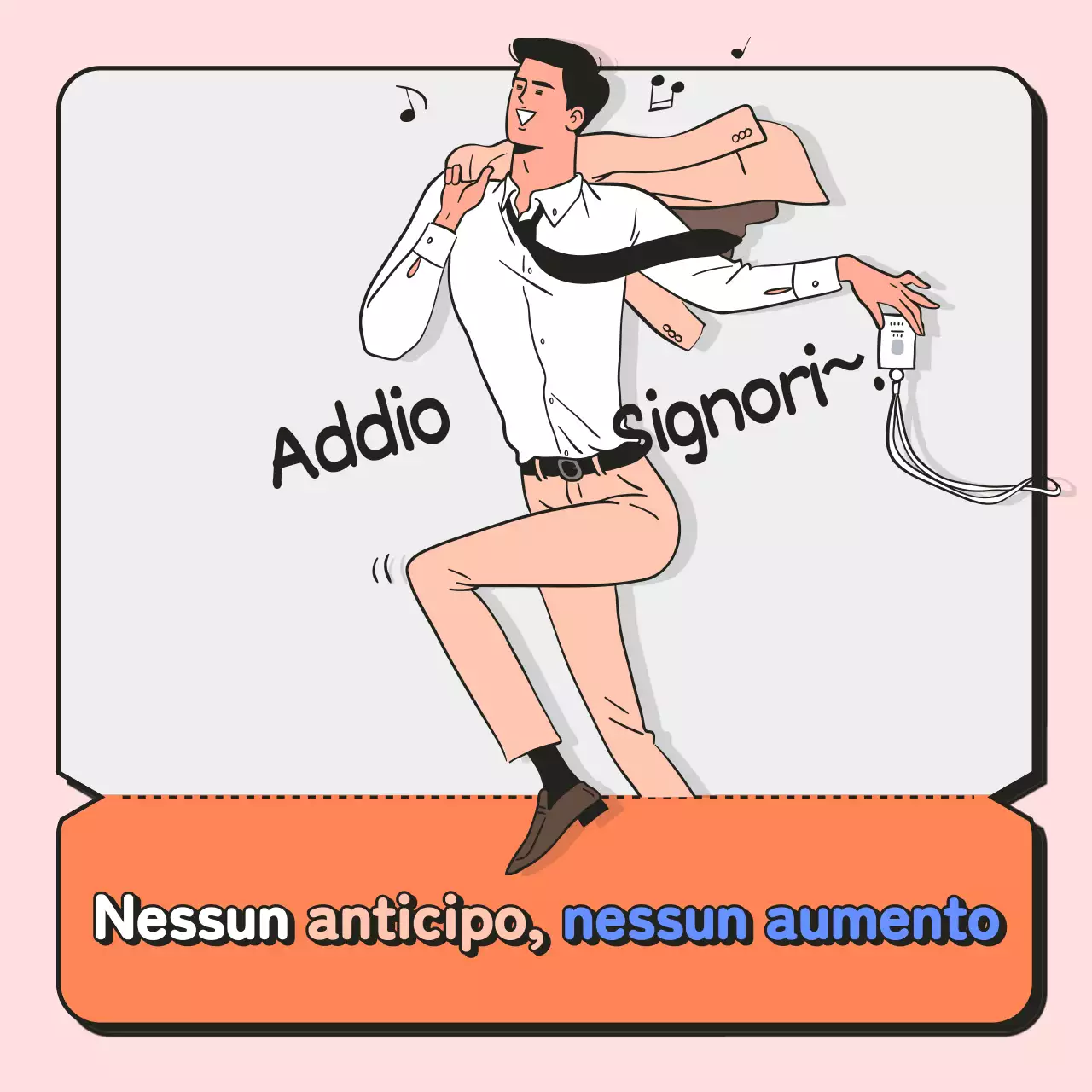 Concetto di coupon per l'impiegato rosa e menta