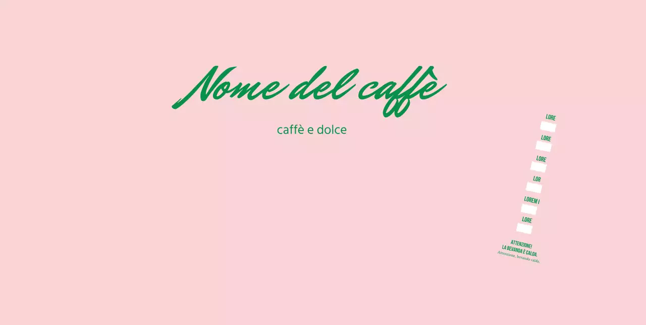 Rosa Verde Scrittura inglese ordinata