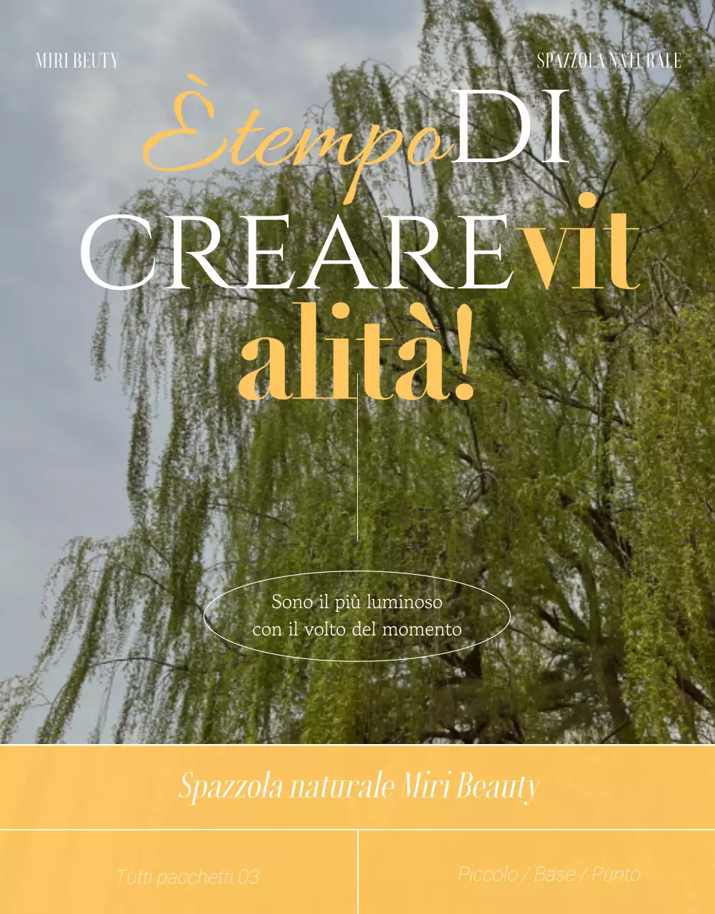 Presentazione del pennello emozionale a punta gialla