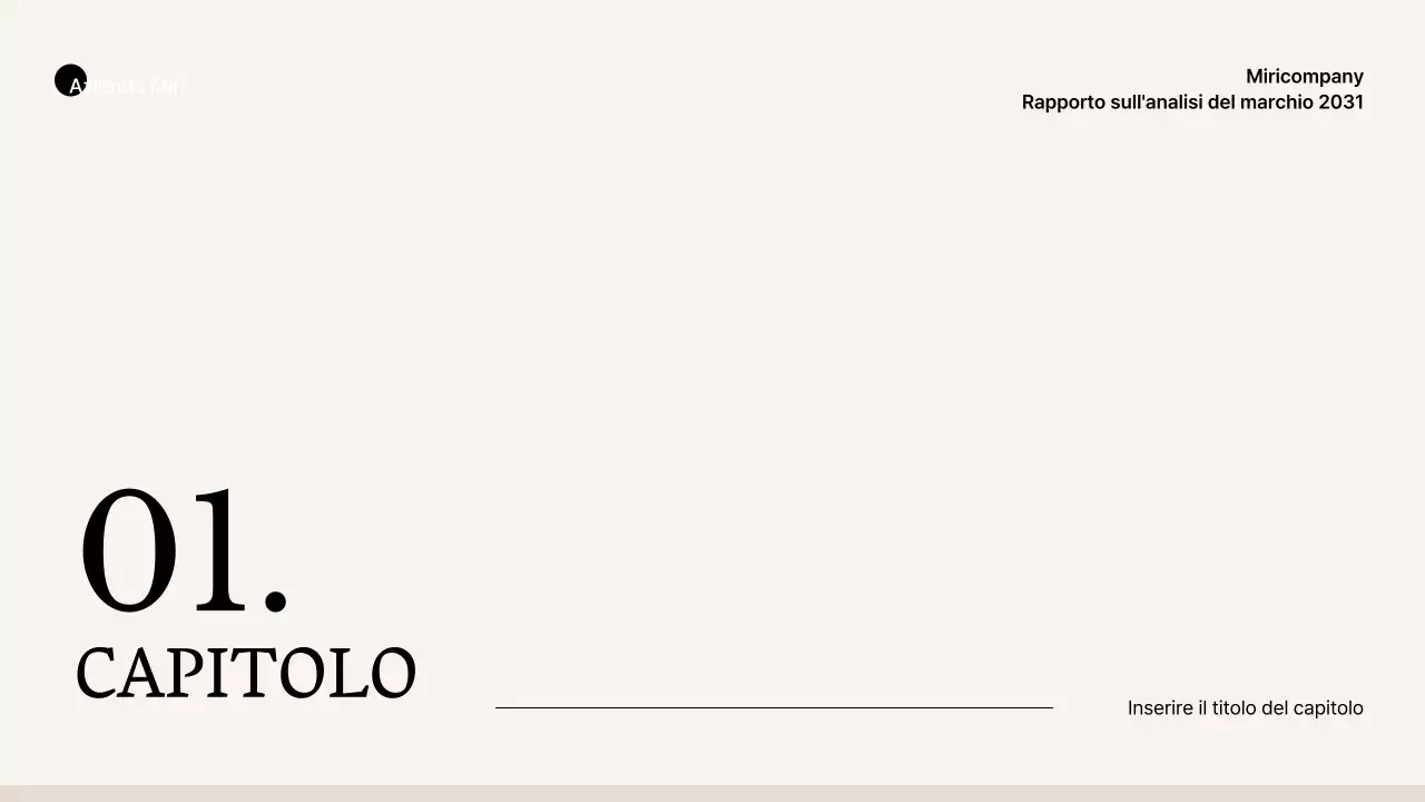 Stile business semplice in beige e marrone