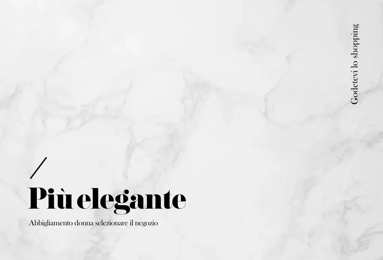 Cartolina di scambio di un centro commerciale in tonalità marmo