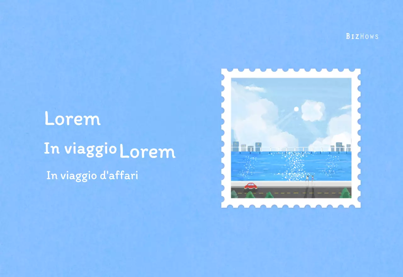 Illustrazioni di francobolli con un concetto caldo