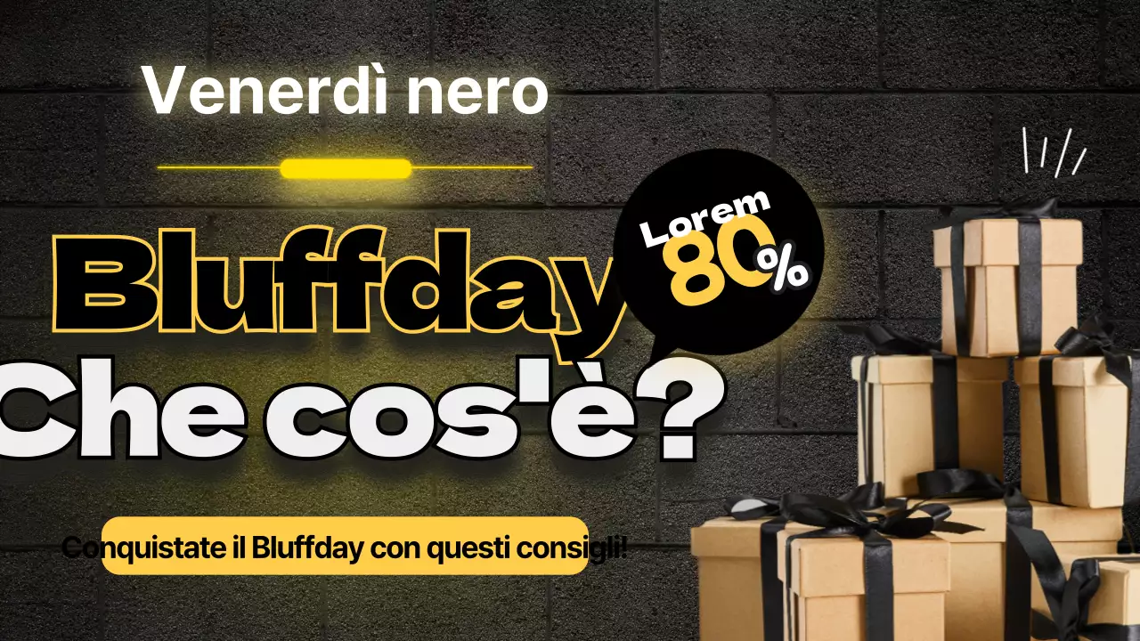Tema del Black Friday in nero e giallo