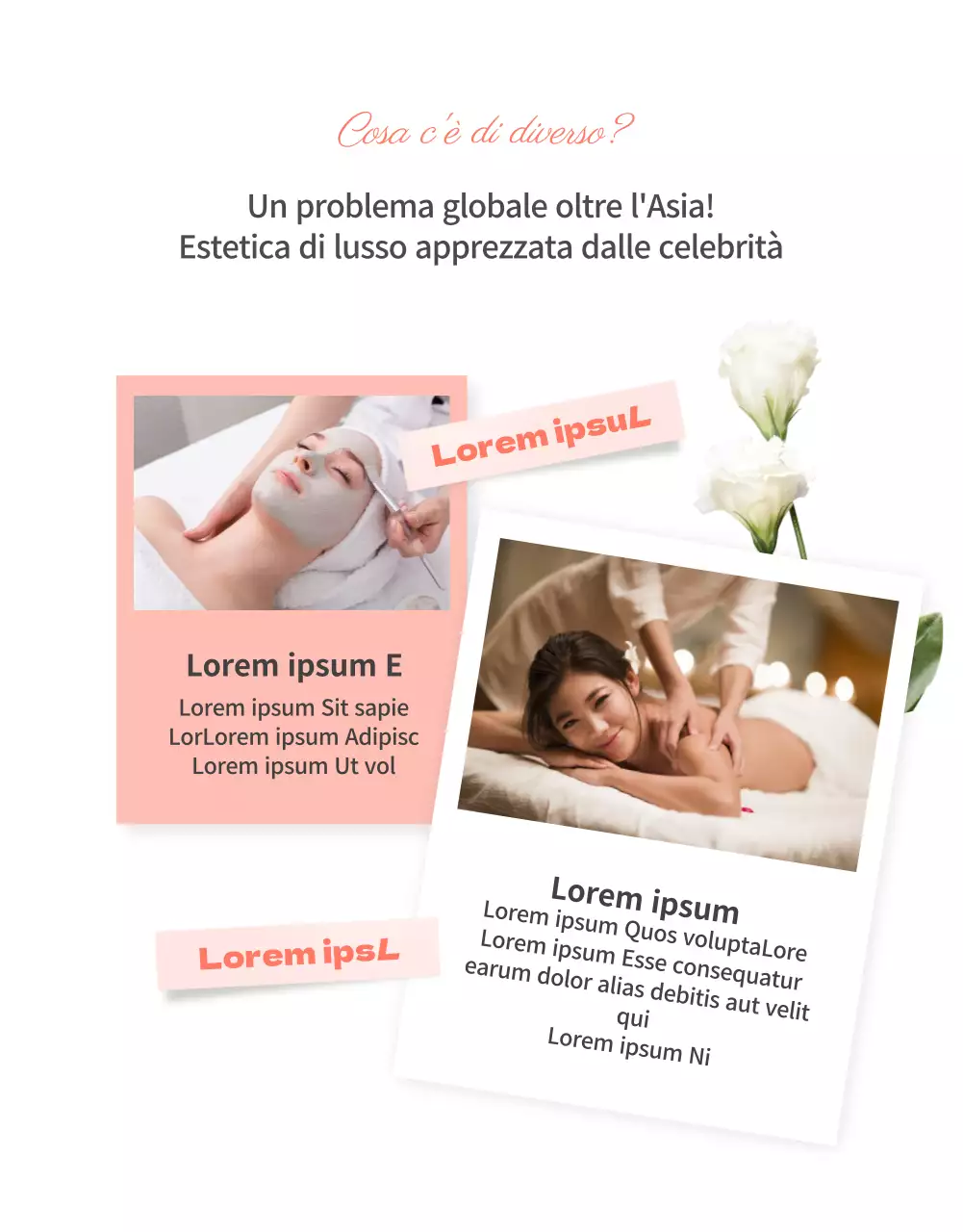 Lussuoso evento per la cura della pelle del matrimonio in rosa-pesca (pagina dettagliata)