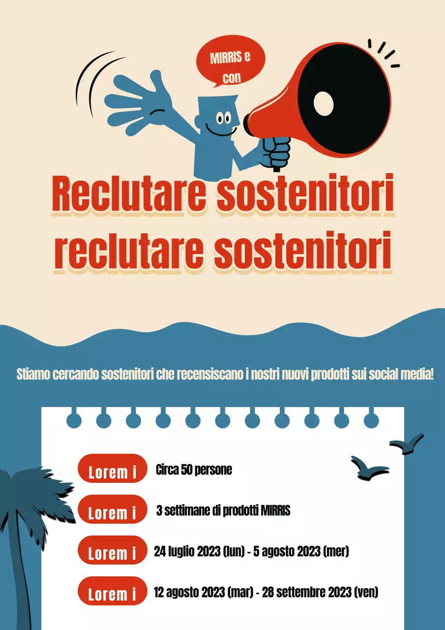 Reclutamento di sostenitori