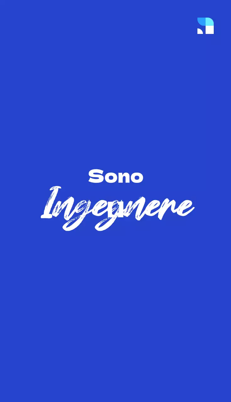 Design semplice con evidenziazione in corsivo dei titoli di lavoro in blu