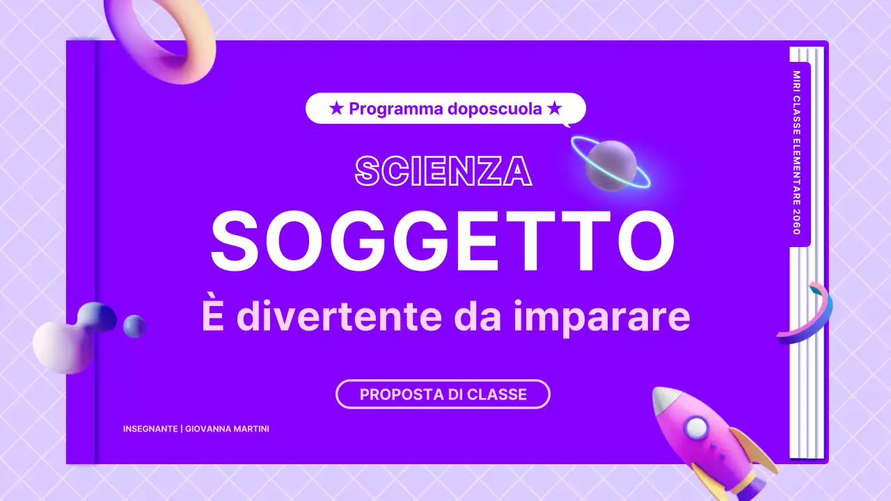 Proposta di lezione di scienze utilizzando le pagine viola