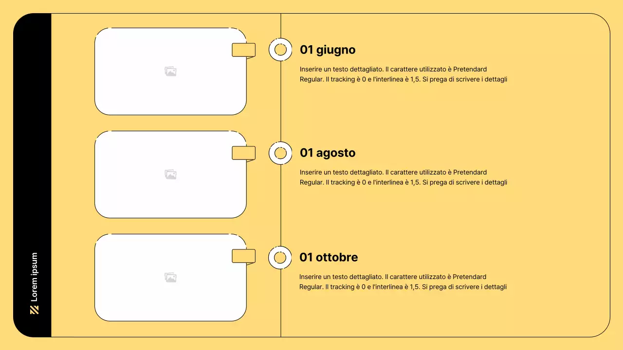 Illustrazione aziendale con linee semplici e colore giallo