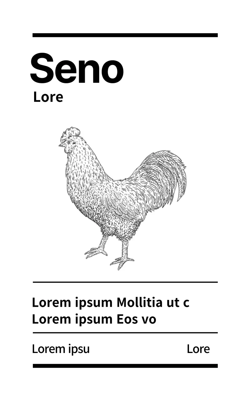 Etichette alimentari bianche illustrate e pulite