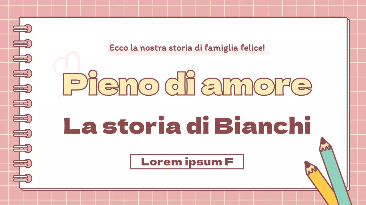 Presentazione minimalista dei compiti per le vacanze della scuola primaria in rosa e giallo