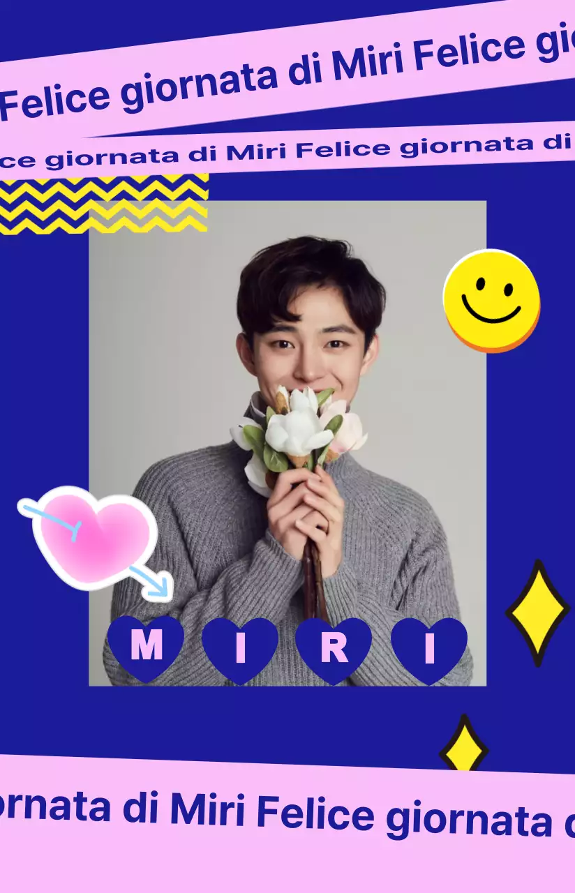 Sfondi del diario blu e rosa dai colori vivaci e simpatici adesivi