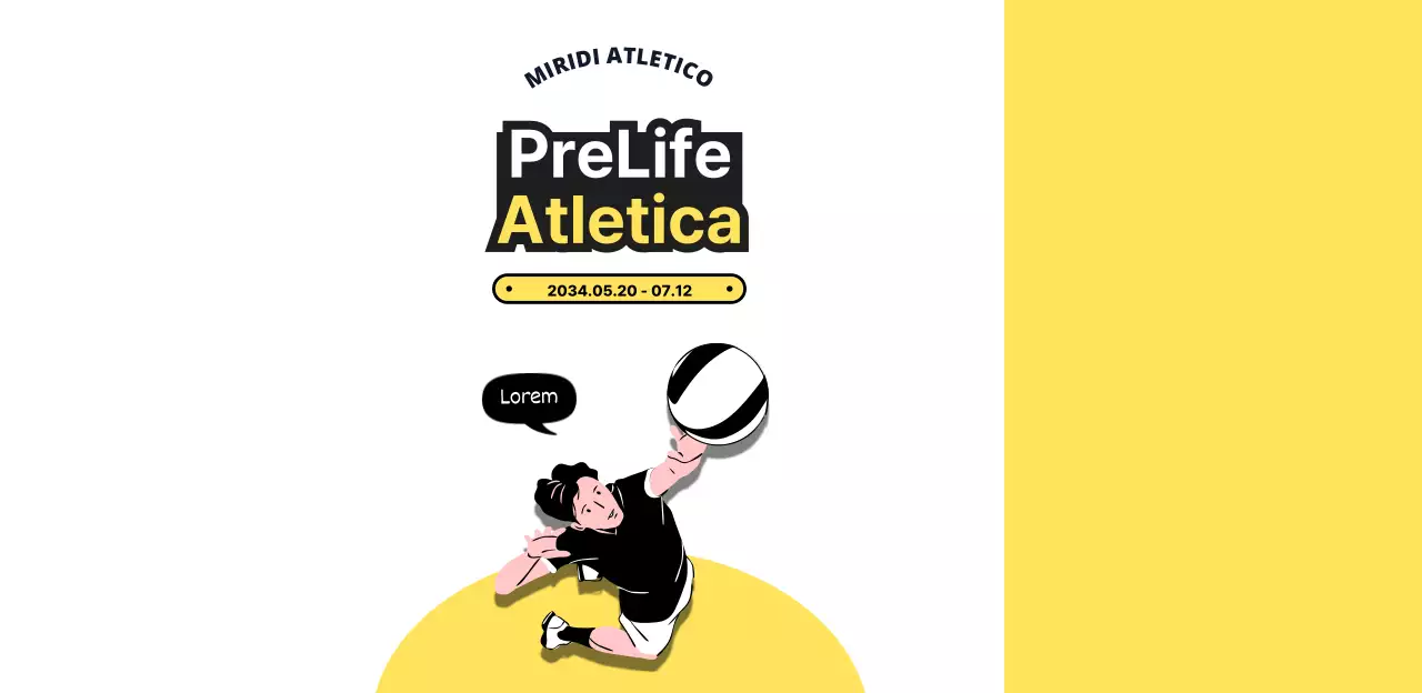 Progettazione di un'etichetta per acqua sportiva luminosa ed energica per un evento atletico