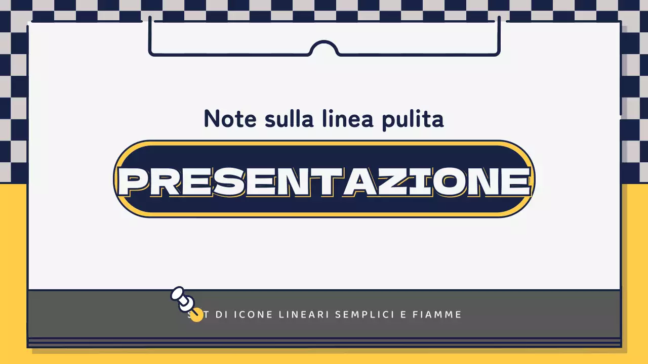 Presentazione sulla progettazione di icone carine e basilari in verde e giallo
