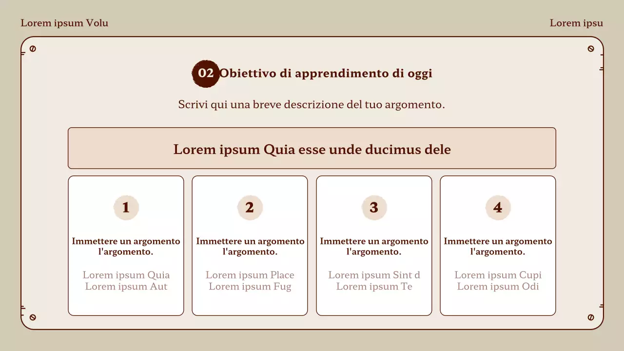 Lezioni di lingua con monete Honggil in beige e marrone